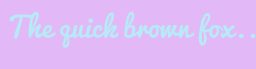 Image with Font Color B8E9F6 and Background Color E3B8F6
